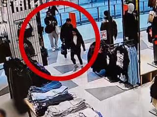 Polícia vyšetruje krádež oblečenia