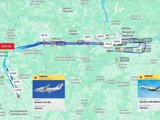 Z Moskvy vzlietlo dňa