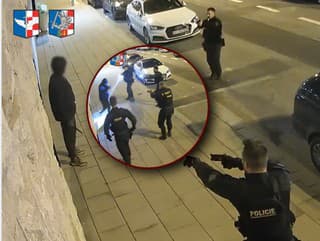 Dramatická scéna na ulici: