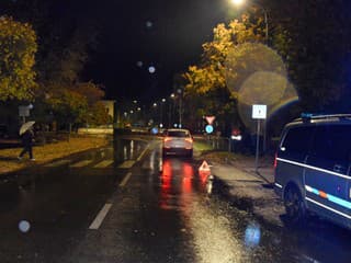 chodkyňa utrpela po zrážke