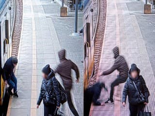 Bezpečnostná kamera na železničnej