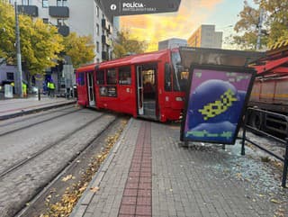 Nehoda v centre Bratislavy: