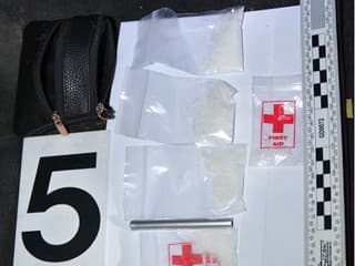 Polícia počas akcie s