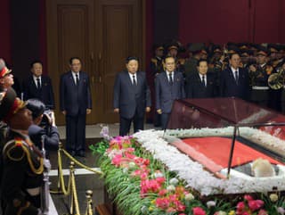 líder Kim Čong-un (tretí