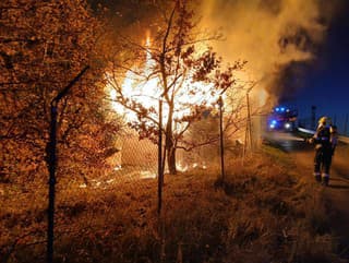 Zásah hasičov v Považskej