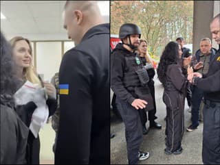 Angelina Jolie pricestovala na