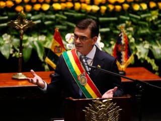 Prezident Bolívie Rodrigo Paz.