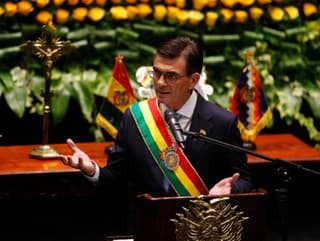Prezident Bolívie Rodrigo Paz.