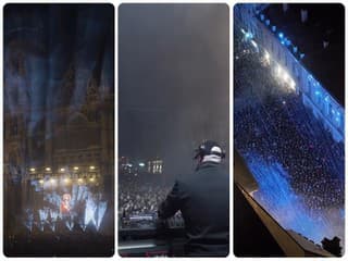 Obrovská svetelná šou, desaťtisíce