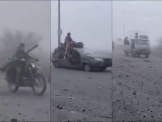 Rusi využili hmlu na