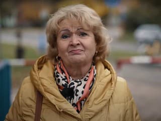 Gizka Oňová so slzami