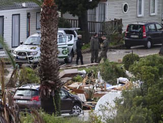 Zákerná búrka Claudia si