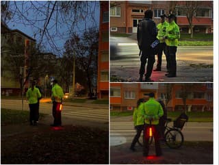 Polícia si posvietila na