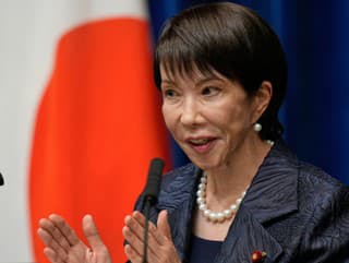 Japonská premiérka Sanae Takaičiová.