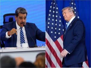Nicolás Maduro a Donald