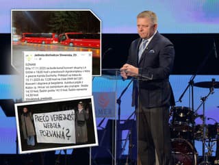 Desiatky autobusov na Ficovej