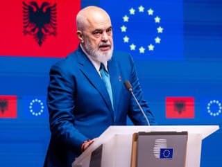 Albánsky premiér Edi Rama.