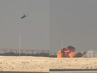 Počas leteckej šou v