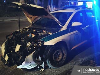 Zrážka osobného auta s