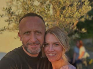 Ondrej Kandráč s manželkou