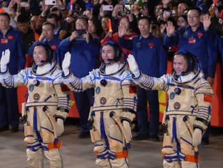 Štart čínskej vesmírnej lode