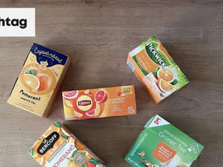 TEST čajov s pomarančovou