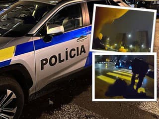 Policajná naháňačka v uliciach