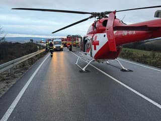 Ťažká dopravná nehoda na