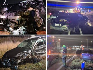 Hromadná nehoda pri Senci: