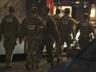 Národná garda po streľbe