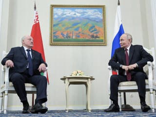 Lukašenko a Putin na