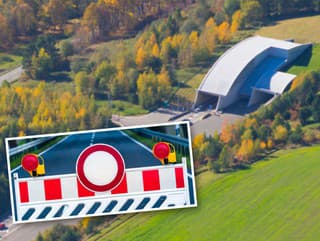 Na leteckej snímke východný