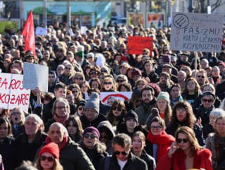 V Chorvátsku protestovali proti