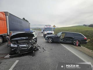 Dopravná nehoda na ceste