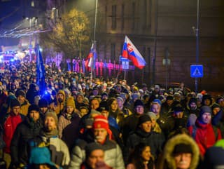 Protestný pochod proti rušeniu