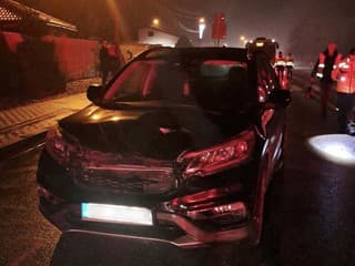 Auto vrazilo do chodkyne!