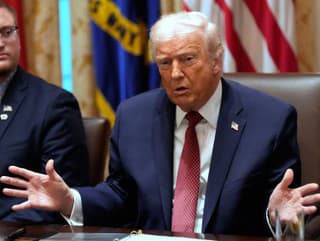 Donald Trump na stretnutí