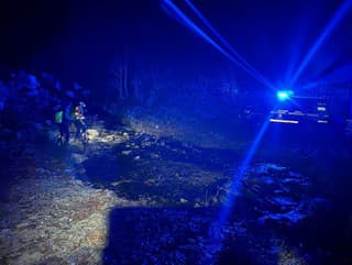 Opitý cyklista v Malej