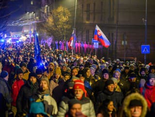 Protestný pochod proti rušeniu