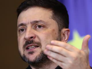 Ukrajinský prezident Volodymyr Zelenskyj.