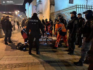 DRÁMA počas protivládneho protestu