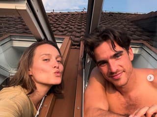 Adam Bárdy s manželkou