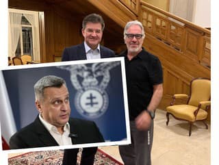 FOTKA Lajčáka s Epsteinom