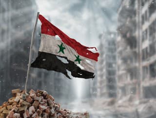 Dirty and torn Syria