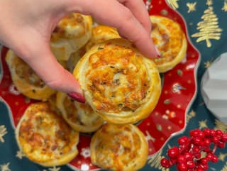 Silvestrovské pohostenie pre návštevu: