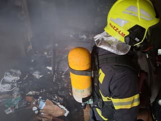 Požiar bytu v Liptovskom