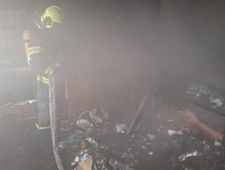 Požiar bytu v Liptovskom