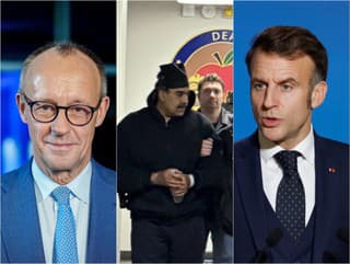 Macron a Merz reagujú