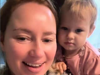 Natália Puklušová s dcérkou