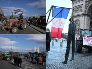 Traktory v uliciach a